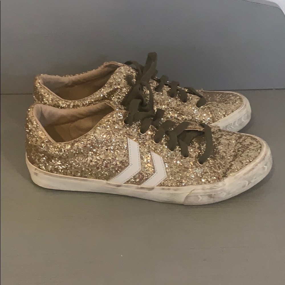 Vintage Havana Gold Sparkle Sneakers